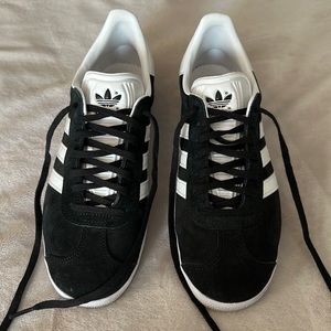 Adidas Black & White Gazelles